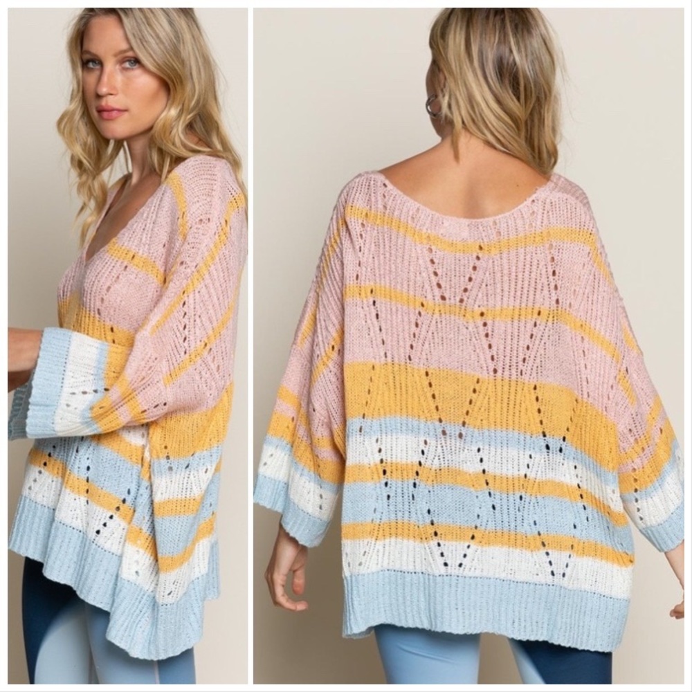 POL Rose Dawn Boxy Oversized Sweater - Picture 6 of 9